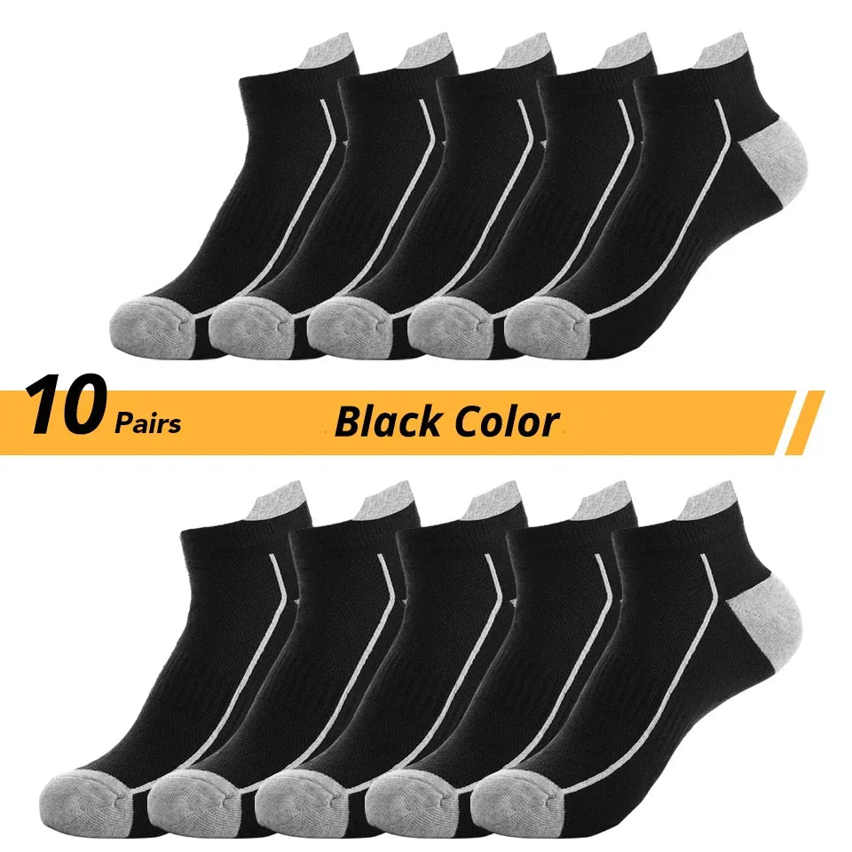 10 PAIRS OF BREATHABLE BAMBOO MEN&