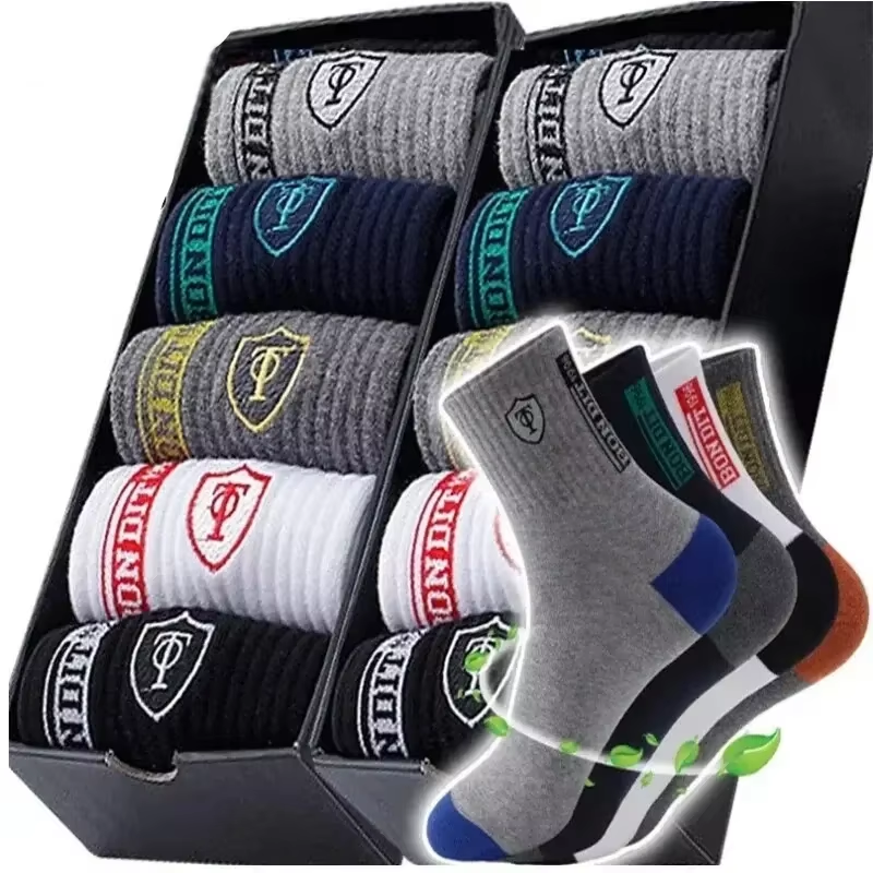 10 PAIRS OF BREATHABLE BAMBOO MEN&