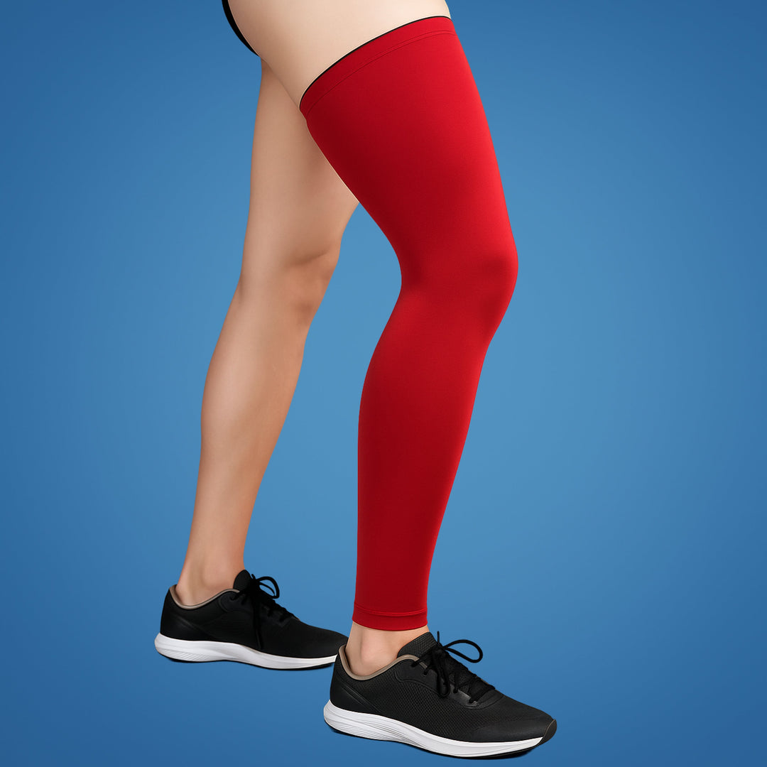 FlexiRelief | Full Leg Compression Sleeve – Knee Support – Graduated Pressure – Pain Relief – Recovery – Swelling Reduction