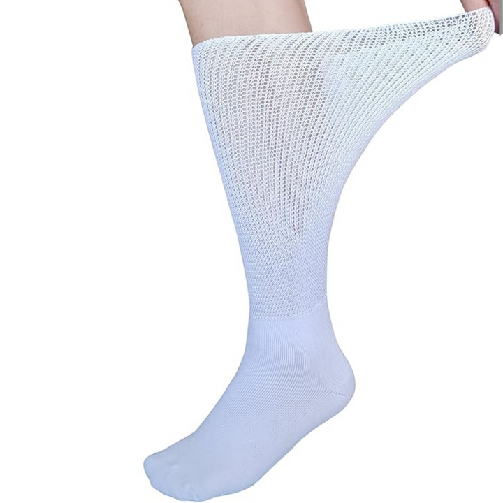 2 Pairs of Comfort Extra Wide Lymphedema &amp; Diabetic Socks - Max
