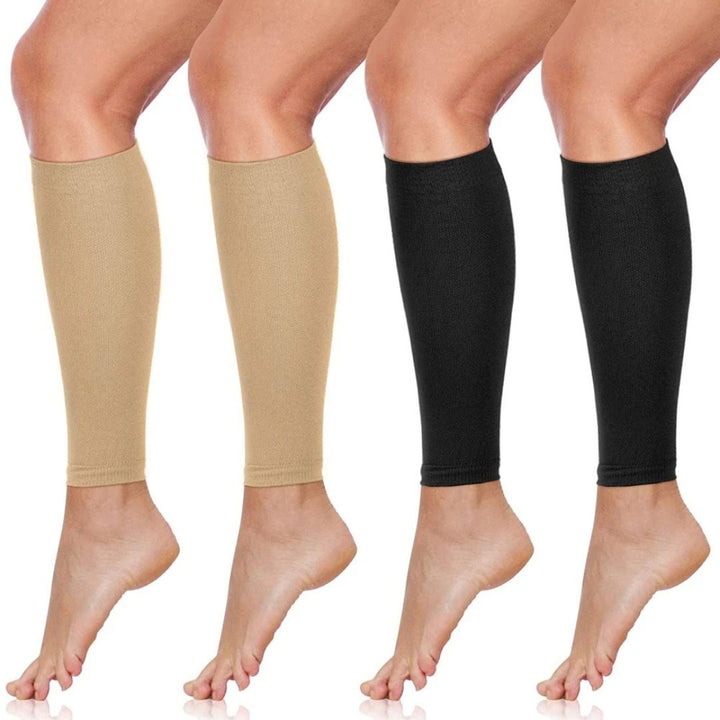 ComfortFlow Support Socks | Soft Highly Elastic Calf Compression - for Muscle Recovery and Circulation Enhancement