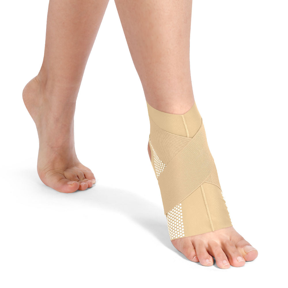 Adjustable Ankle Compression Sleeve Ankle Brace Care 2-Pack