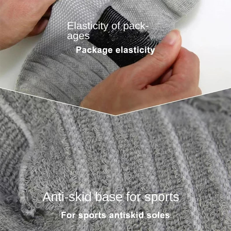3 Pairs Breathable Mesh Terry Sports Socks - CoolStep