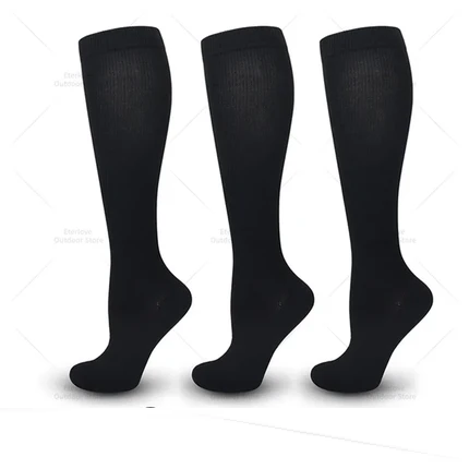3 Pairs of Knee-High Compression Socks - FitSupport