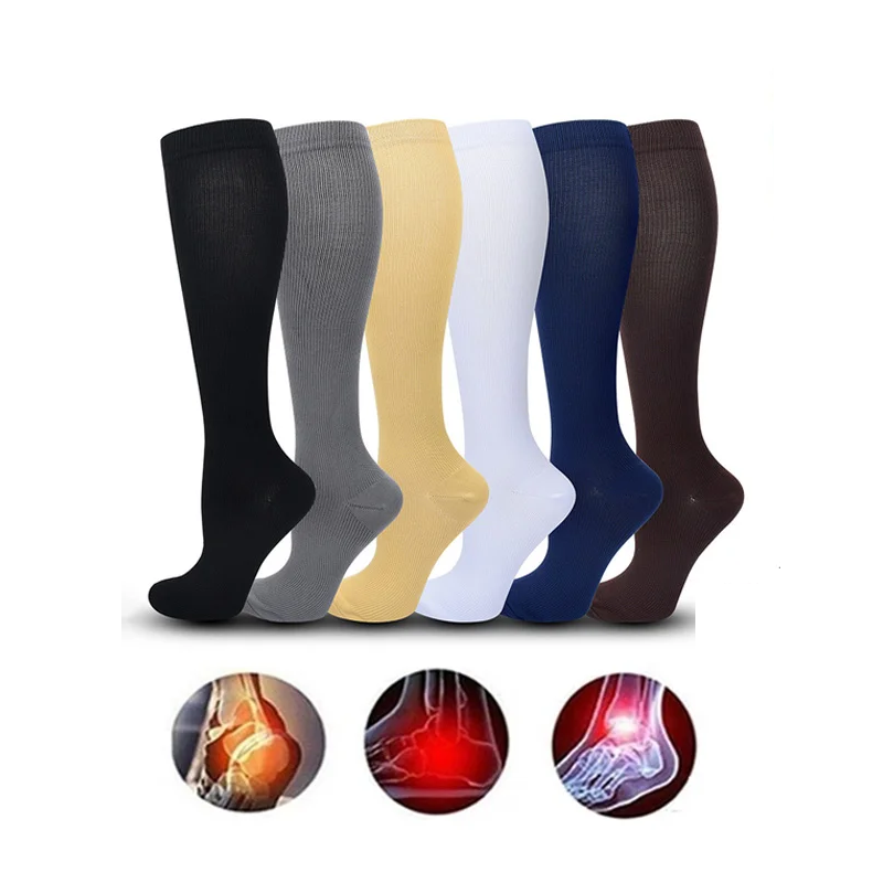 3 Pairs of Knee-High Compression Socks - FitSupport