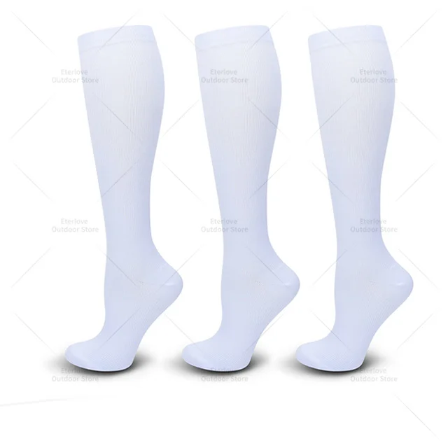 3 Pairs of Knee-High Compression Socks - FitSupport