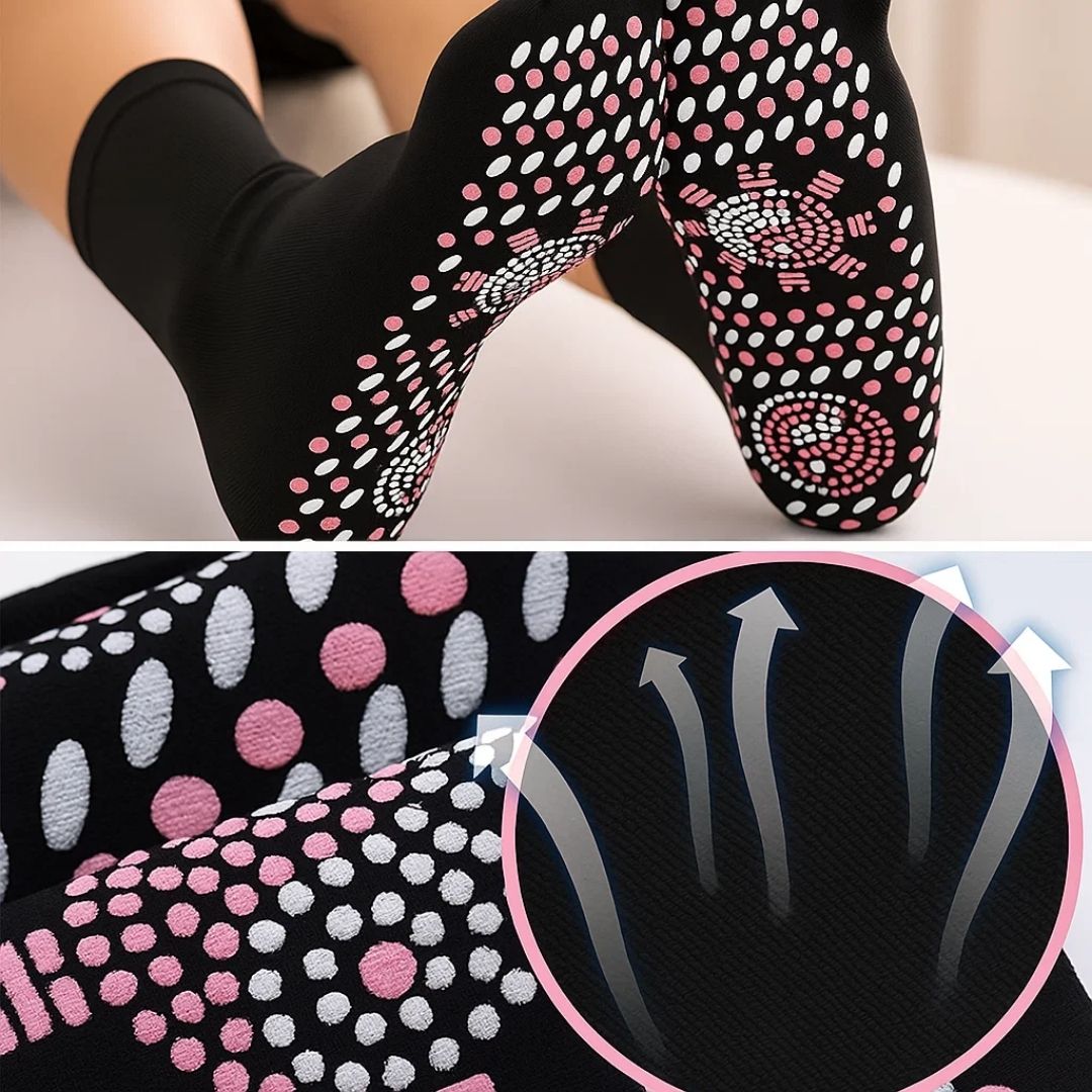 Heating Socks – Magnetic Therapy – Breathable Slimming Thermal Socks for Cold Feet Relief – Boosts Circulation &amp; Comfort