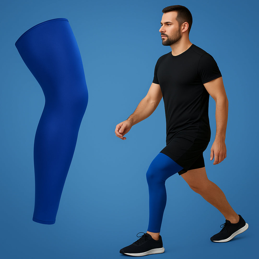 FlexiRelief | Full Leg Compression Sleeve – Knee Support – Graduated Pressure – Pain Relief – Recovery – Swelling Reduction