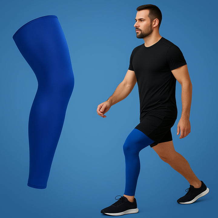 FlexiRelief | Full Leg Compression Sleeve – Knee Support – Graduated Pressure – Pain Relief – Recovery – Swelling Reduction