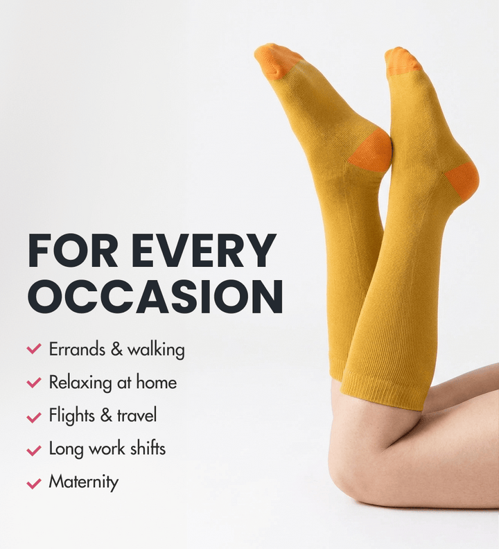 Bamboo Wide Compression Socks