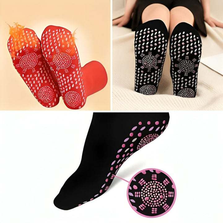 Heating Socks – Magnetic Therapy – Breathable Slimming Thermal Socks for Cold Feet Relief – Boosts Circulation &amp; Comfort