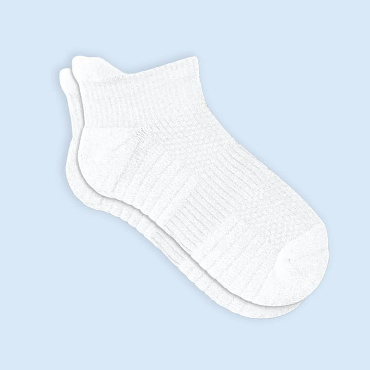 Compression socks with padding for lighter legs &amp; less foot pain
