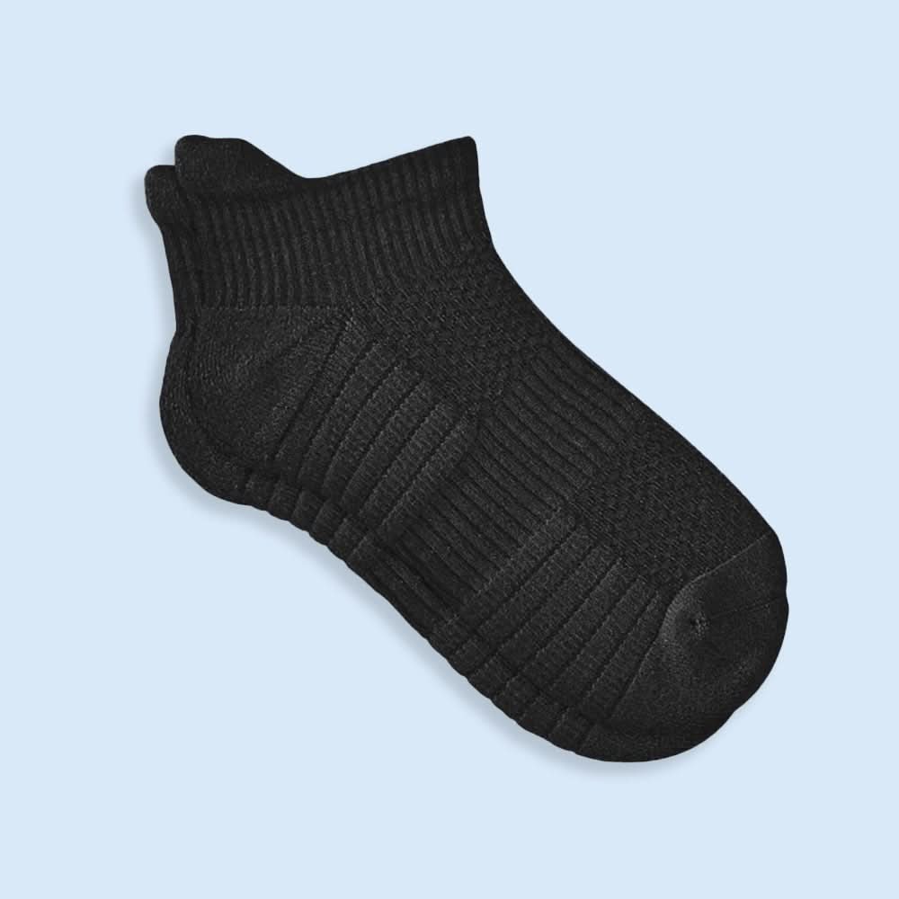Compression socks with padding for lighter legs &amp; less foot pain