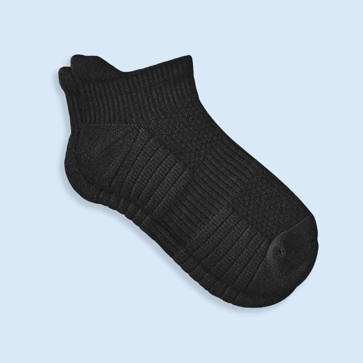 Compression socks with padding for lighter legs &amp; less foot pain