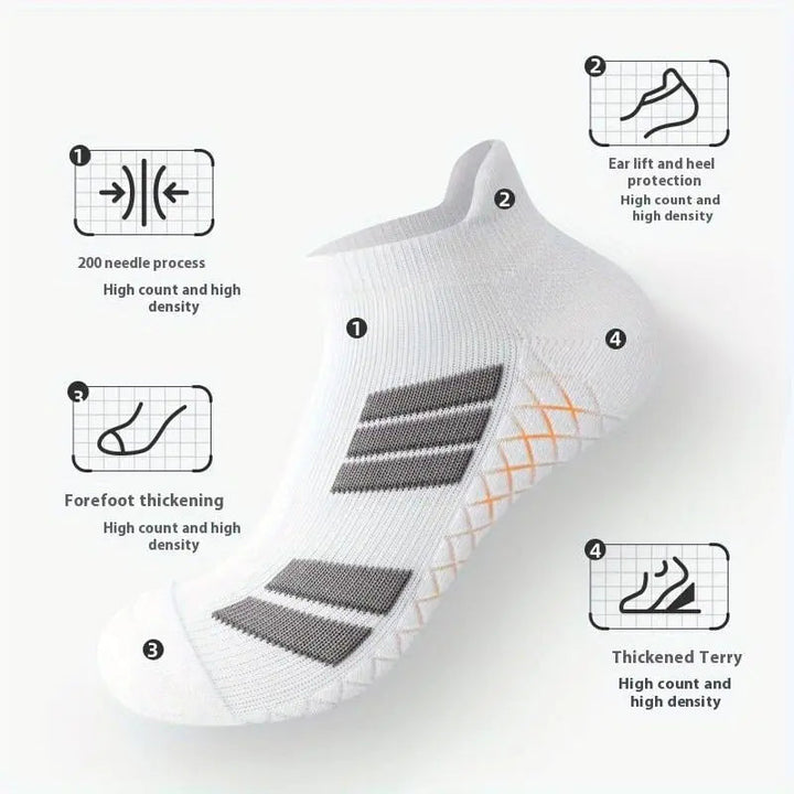 Heel-friendly Sports Socks – With Arch Support &amp; Friction PRedection