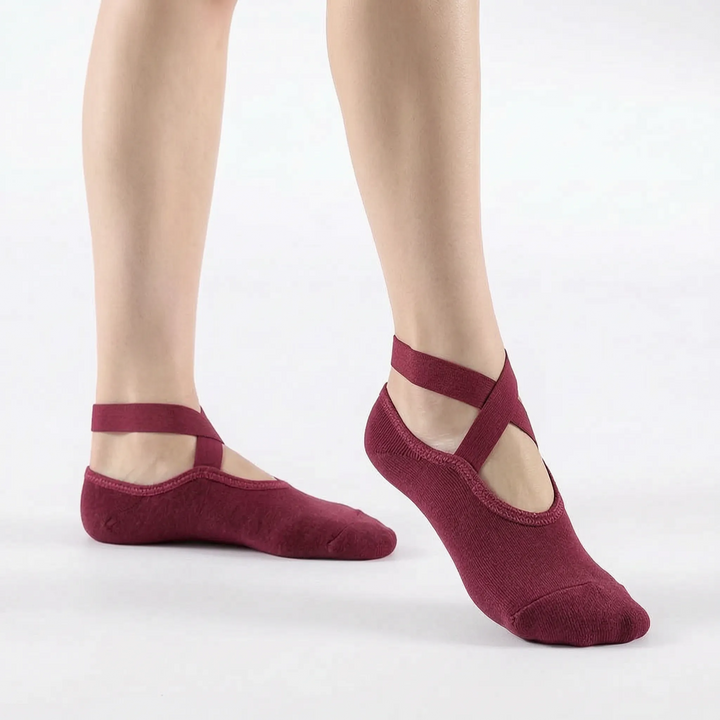 Textured Non-Slip Yoga Socks - Kathleen
