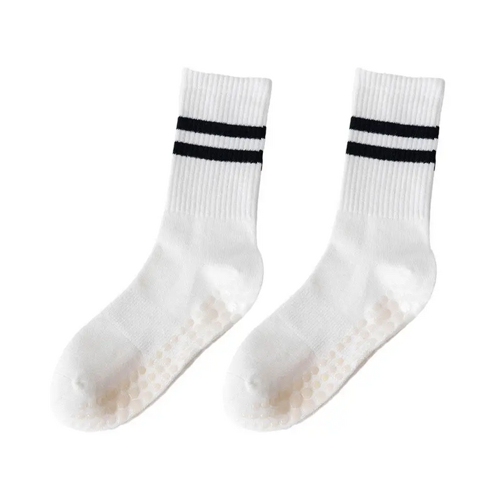 Anti-slip Mid-Tube Sports Socks for Fitness and Yoga - GripFit