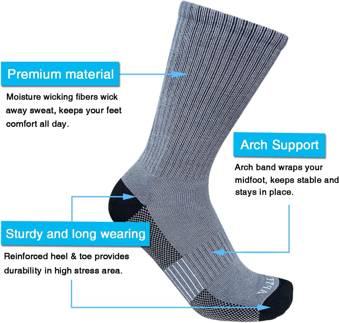 Comfortable Cotton Sports Socks (4 or 6 Pairs) - Lucas