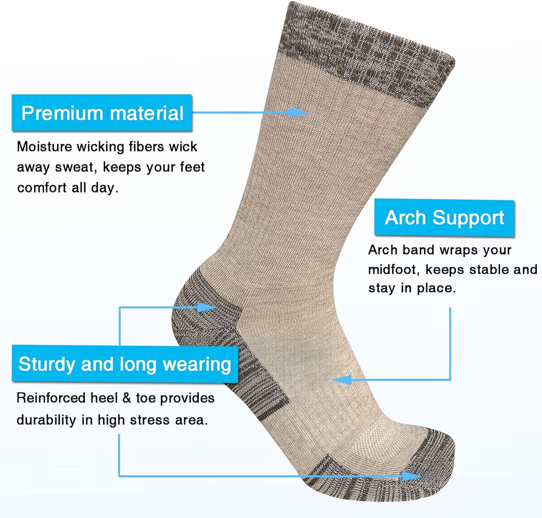 Comfortable Cotton Sports Socks (4 or 6 Pairs) - Lucas