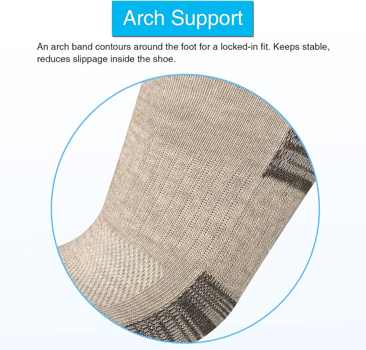 Comfortable Cotton Sports Socks (4 or 6 Pairs) - Lucas
