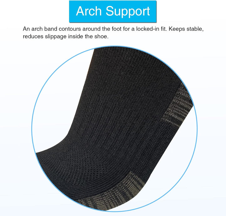Comfortable Cotton Sports Socks (4 or 6 Pairs) - Lucas