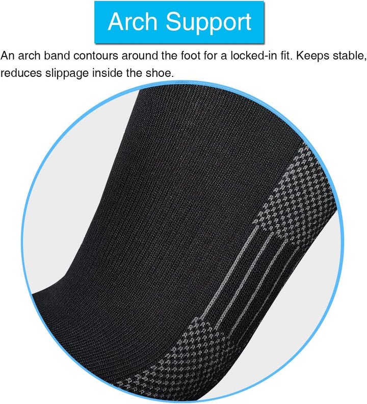 Comfortable Cotton Sports Socks (4 or 6 Pairs) - Lucas