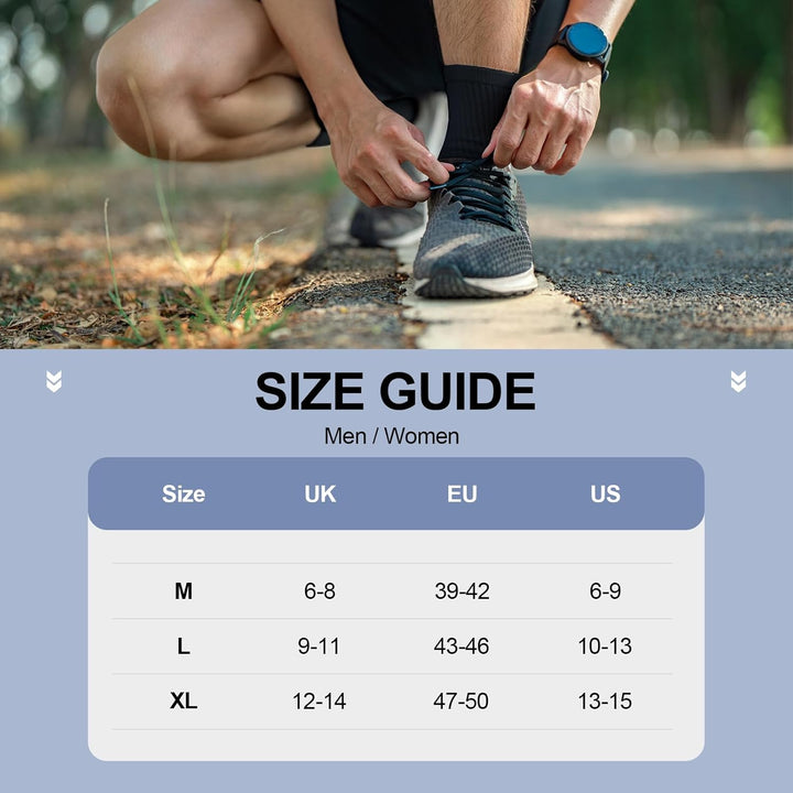 Cotton Sports Socks Unisex (6 Pairs) - Robin