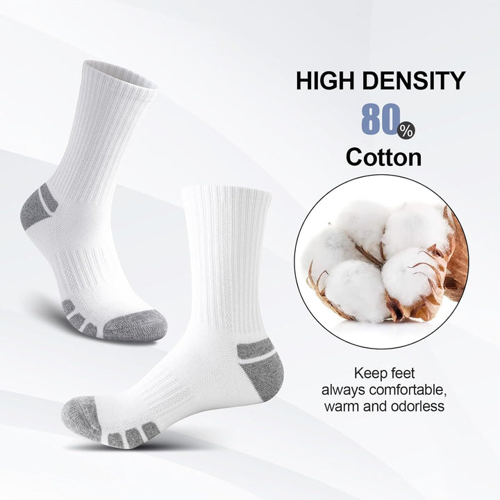 Cotton Sports Socks Unisex (6 Pairs) - Robin