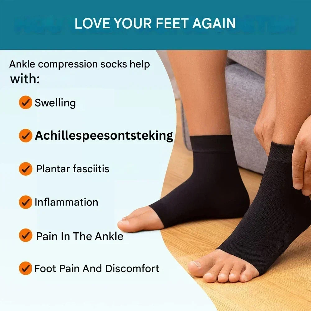 Neuropathy Relief Ankle Socks | Neuropathy Compression Design