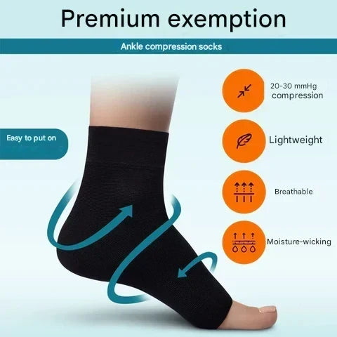 Neuropathy Relief Ankle Socks | Neuropathy Compression Design