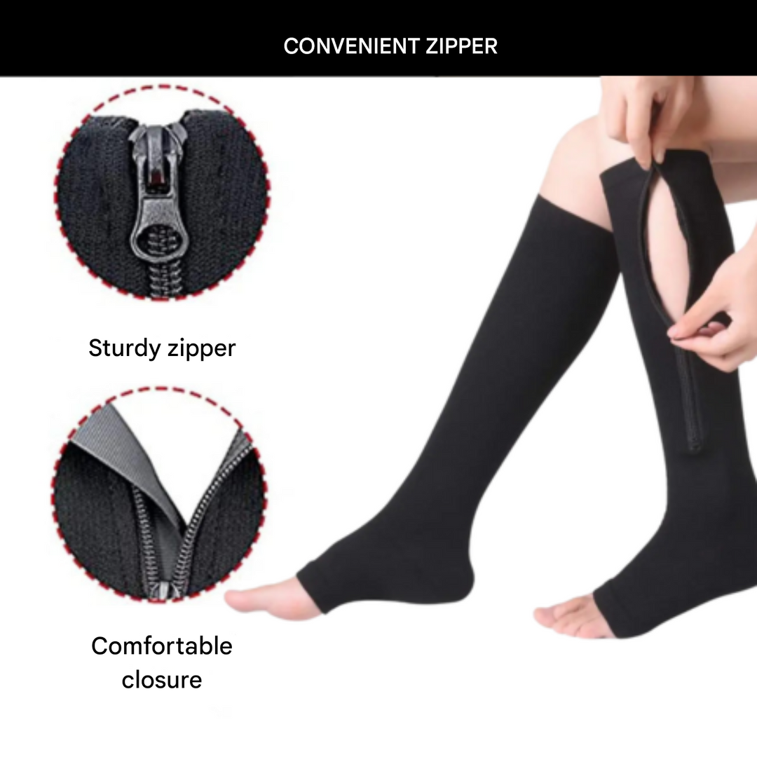 Orthopedic Compression Socks with Zip - ComfortZip