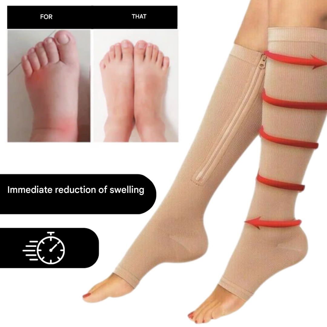 Orthopedic Compression Socks with Zip - ComfortZip