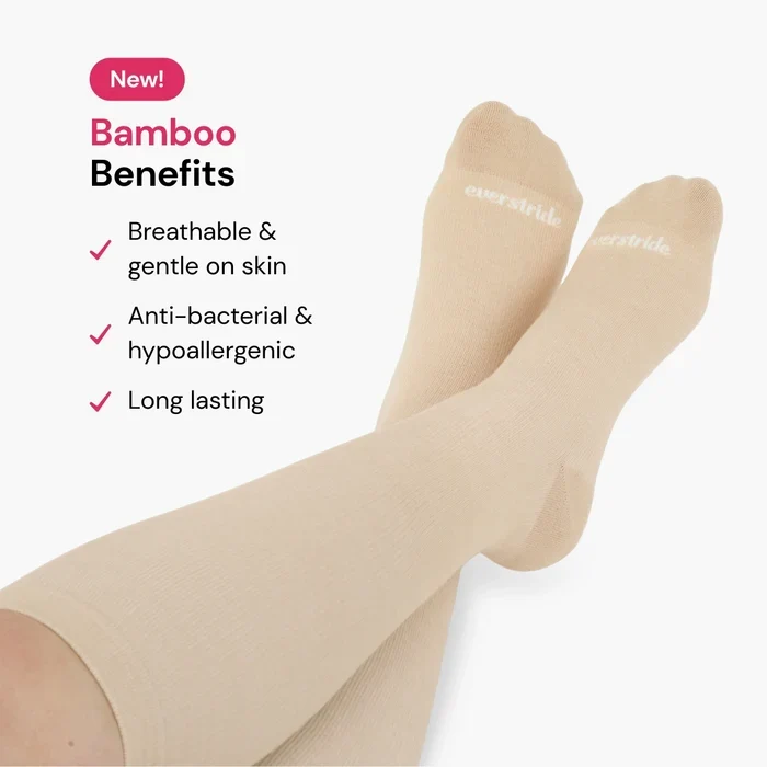 Bamboo Wide Compression Socks