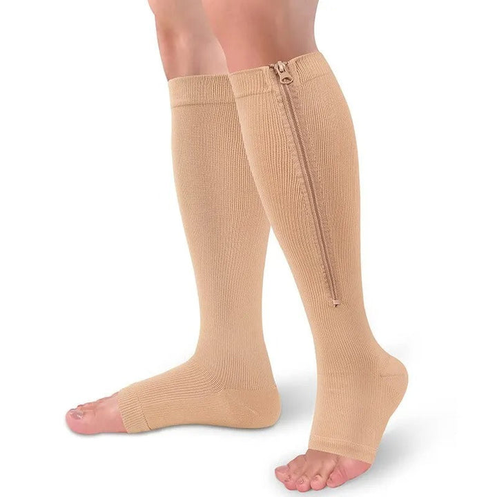Feet Relief Compression Zip Socks – All-Day Support and Pain Relief