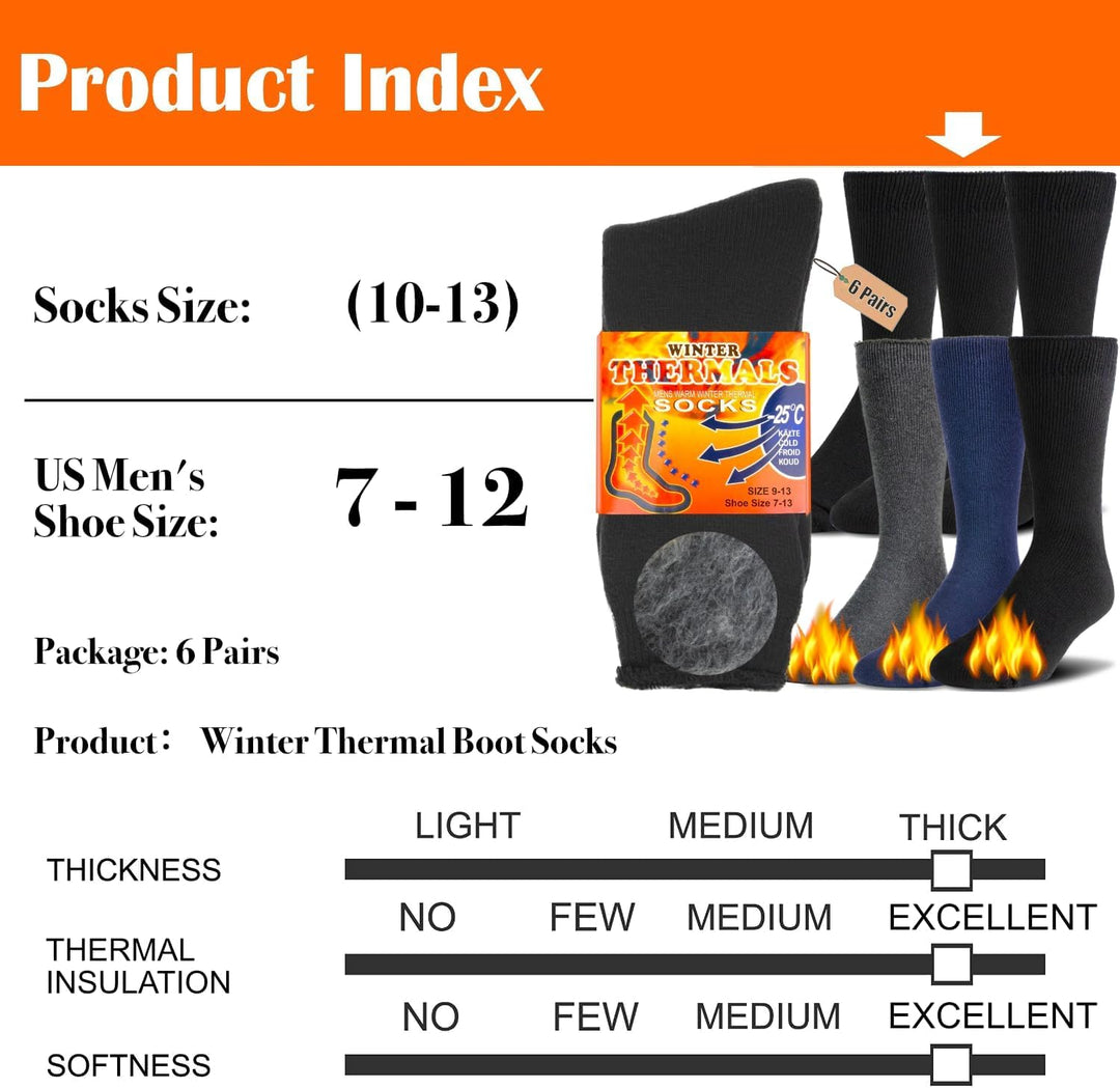 Thermal Cloud Socks for Men - Oliver