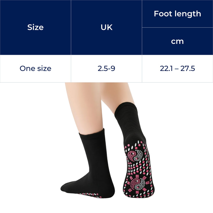 Heating Socks – Magnetic Therapy – Breathable Slimming Thermal Socks for Cold Feet Relief – Boosts Circulation &amp; Comfort